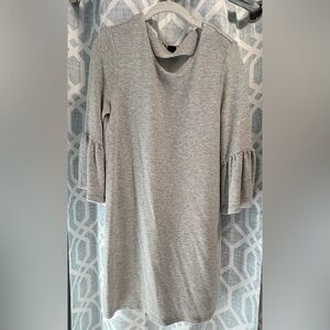 French Connection Gray Bell Sleeve Tunic